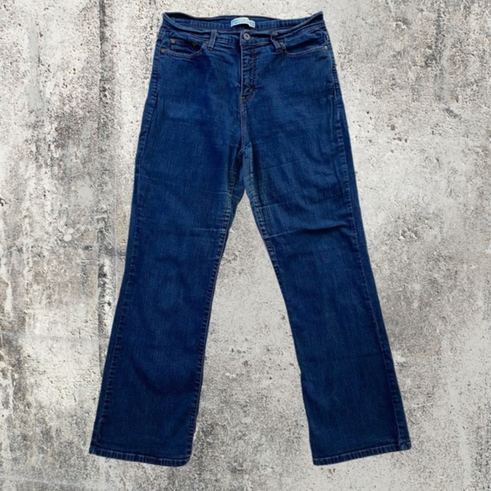 Levis 512 Womens Bootcut Jeans 14M Dark Wash‎ Blue Stretch Denim